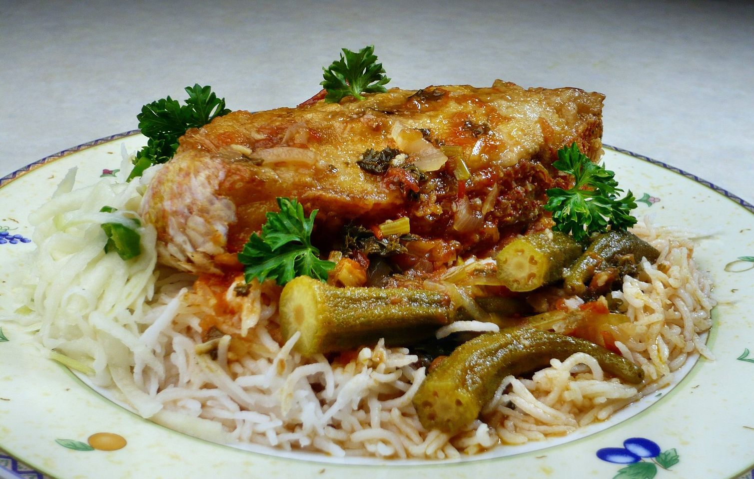 Bouillon poisson (optional lalosokras) fish bouillon Taste of Mauritius